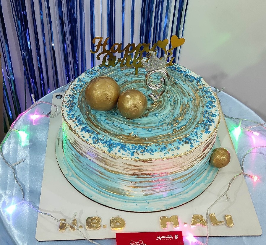 کیک تولد پسر گلم 