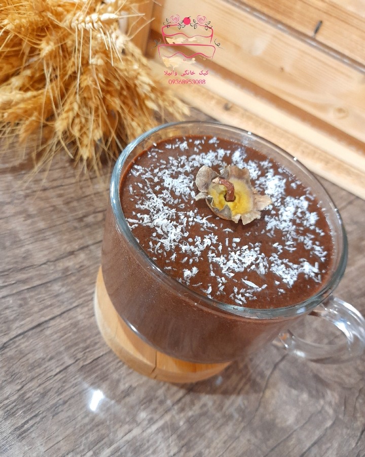 دسرخرمالو شکلاتی