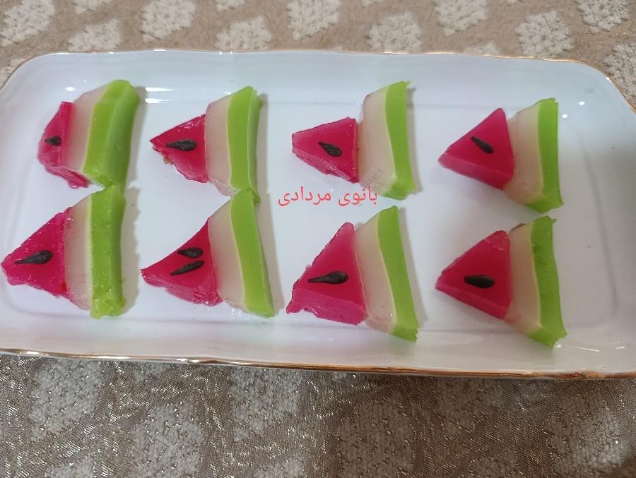 ژله هندوانه ای 