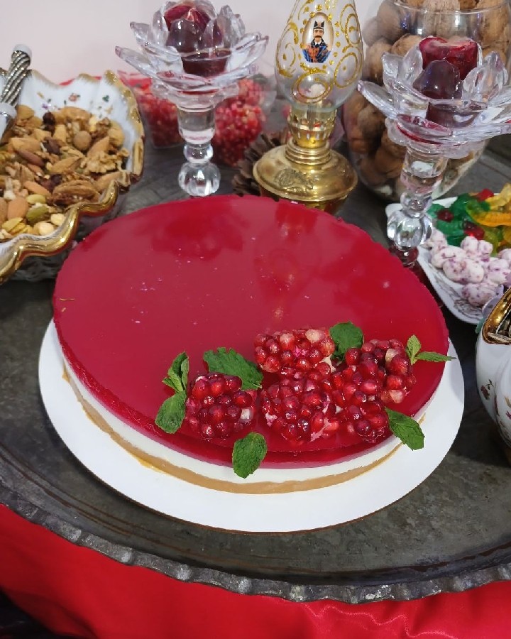 چیز کیک یلدایی