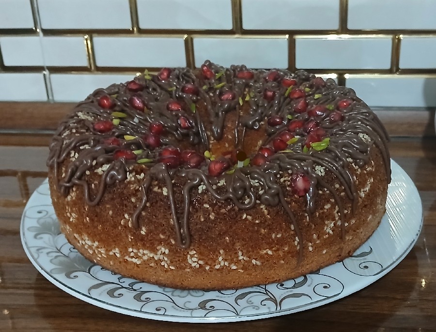 کیک پرتقالی و ساده 