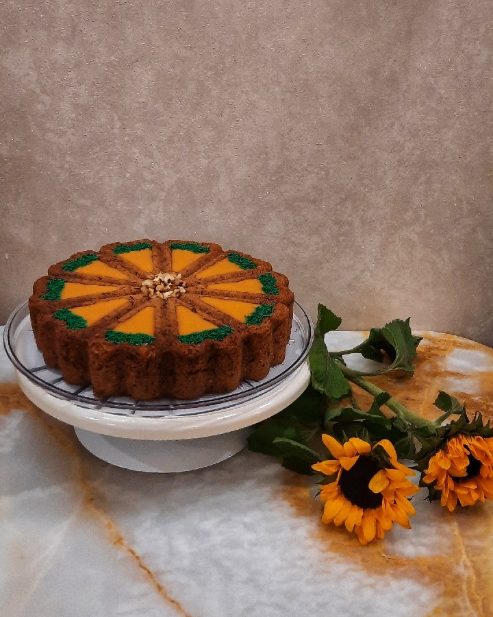 کیک هویج وگردو 