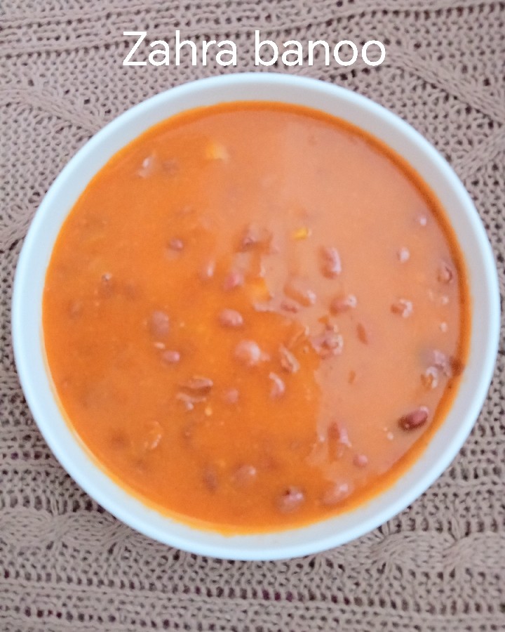 خوراک لوبیا چیتی بازاری خونگیم. 