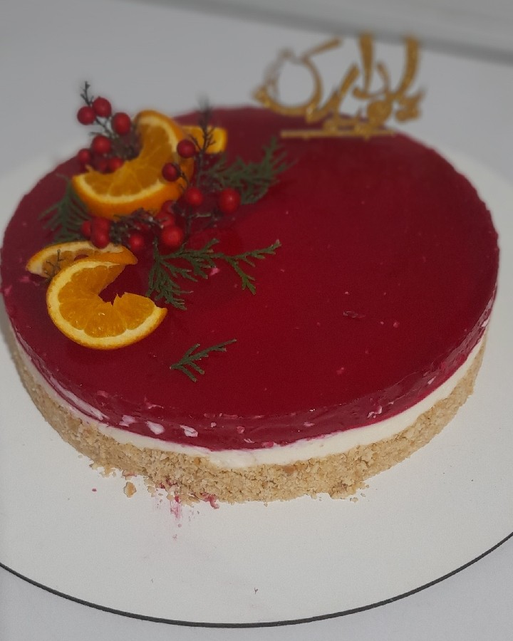 چیز کیک یخچالی 