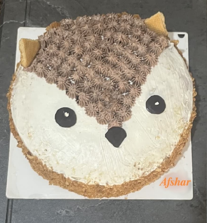 دوتاکیکی که برای تولد پسرم درست کردم