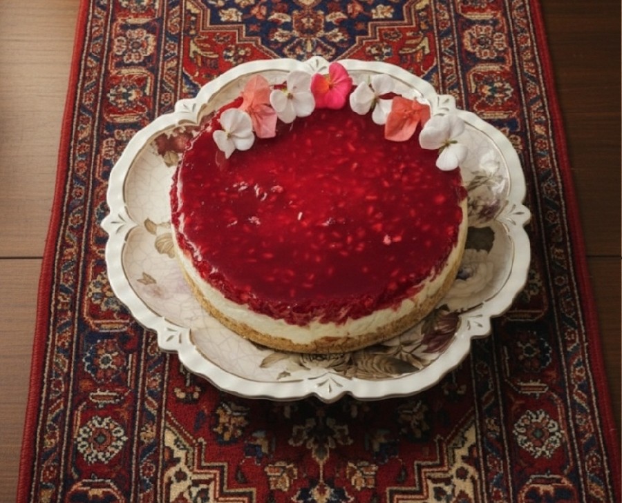 چیز کیک انار
