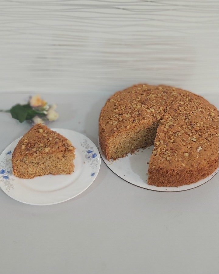 کیک هویج گردو کافی شاپی