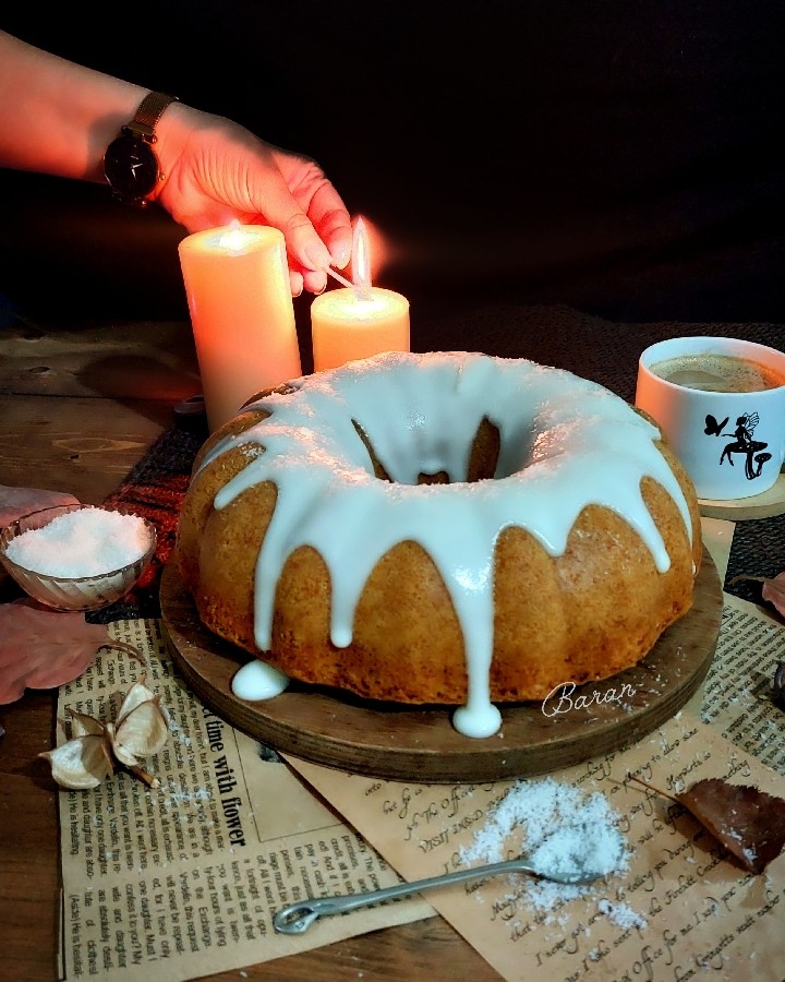 کیک شیر نارگیل