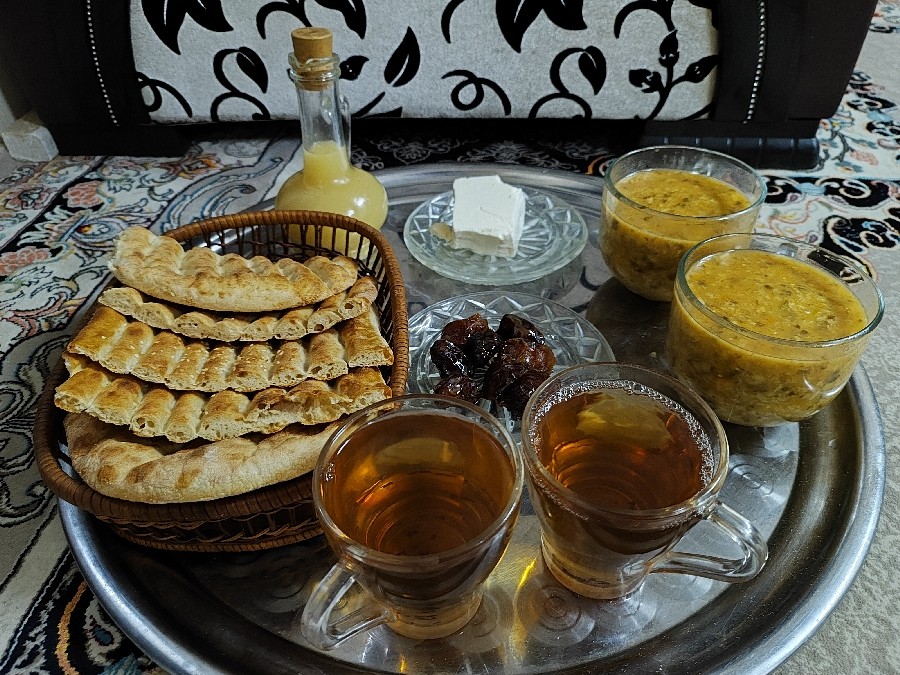 سفره افطار امروز 