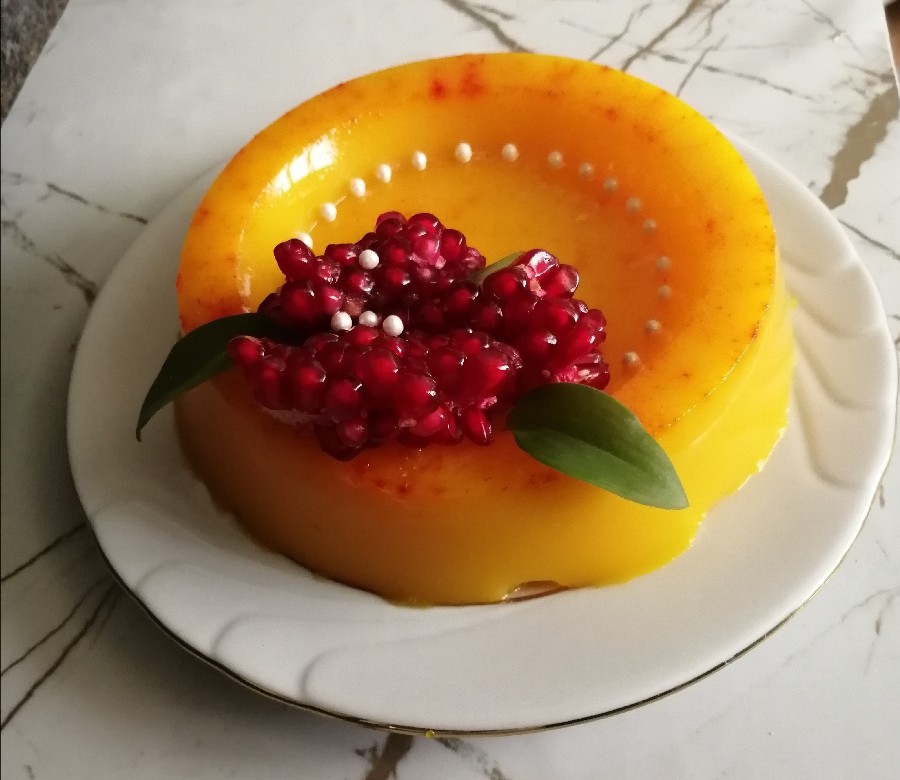 دسر زعفرانی☺️به مناسبت 6ماهگی فرشته کوچولومون