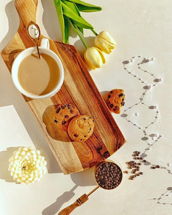 کوکی شکلات چیپسی و گردو 