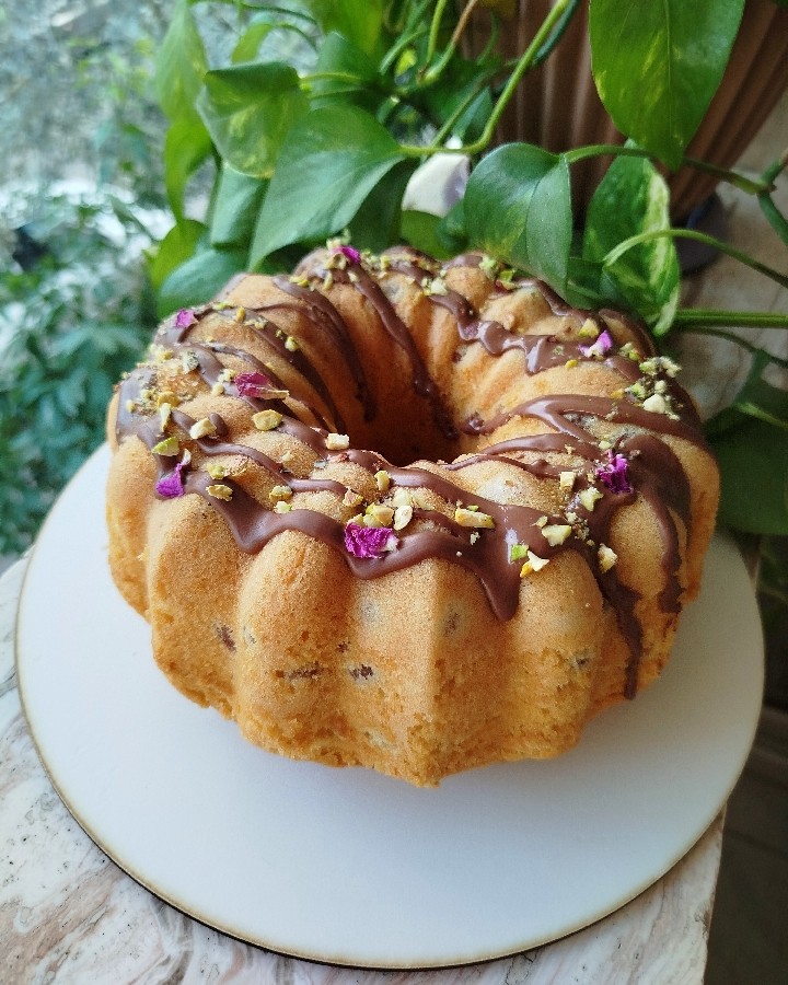 کیک کشمش و نارگیل