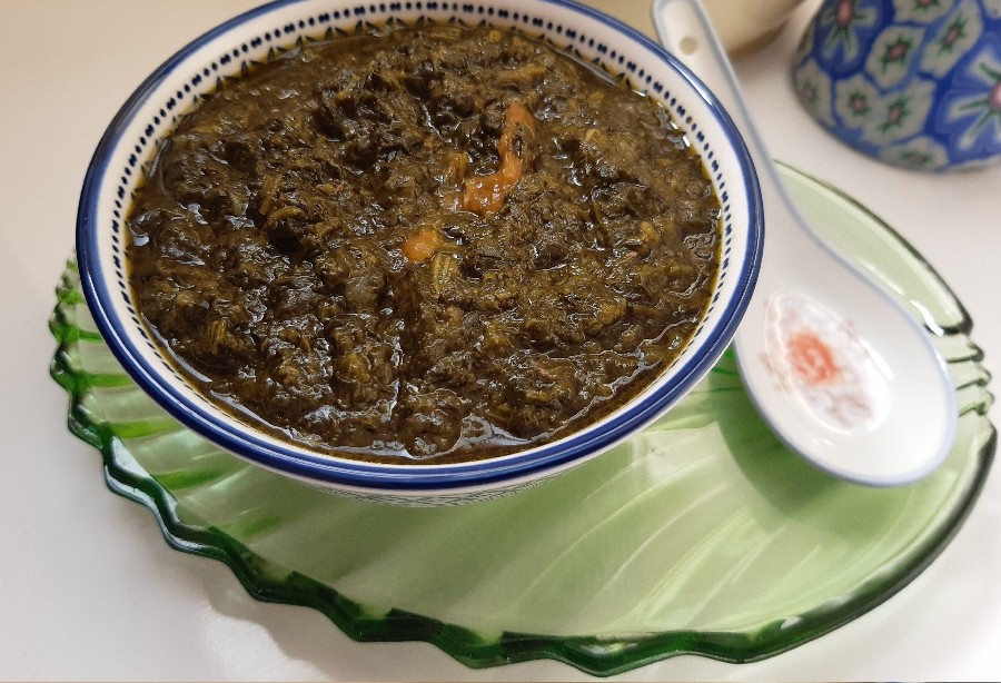 خورشت آلو اسفناج