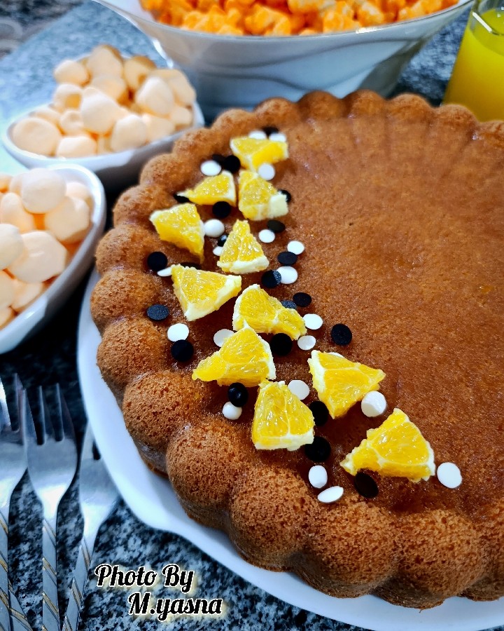 کیک ساده خانگی