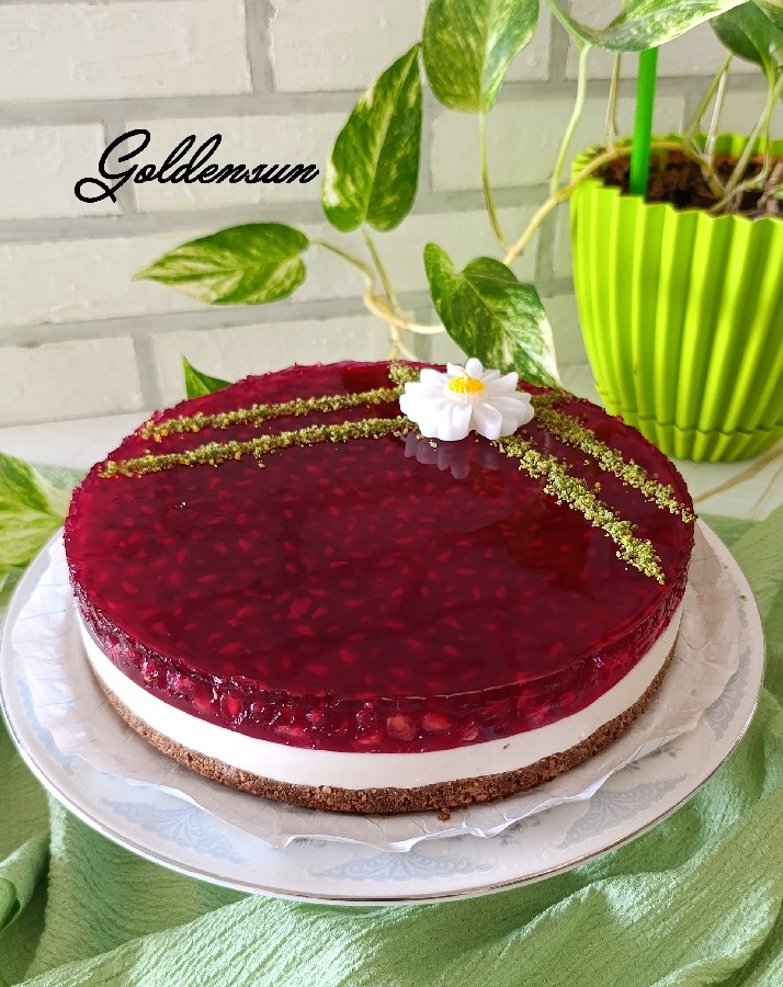 چیز کیک انار 