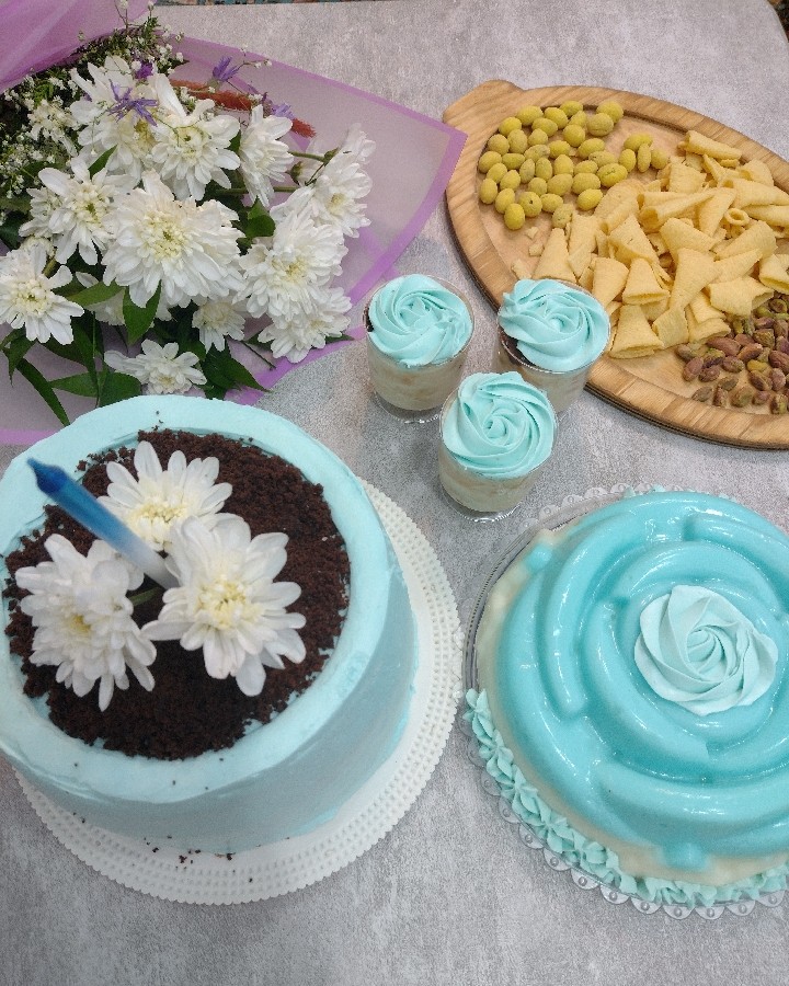 دخترم تولدت مبارک 
کیک شیفون پاناکوتا 