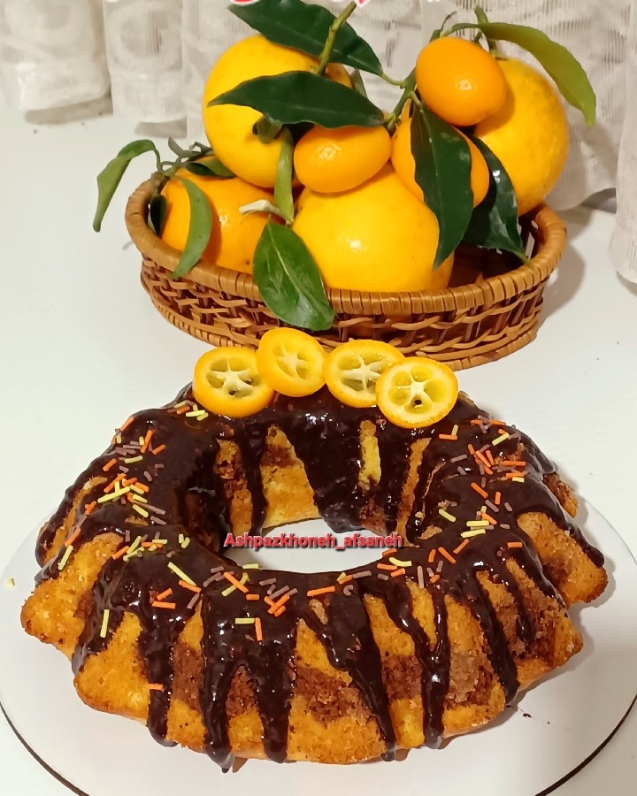 کیک پرتقالی معطر