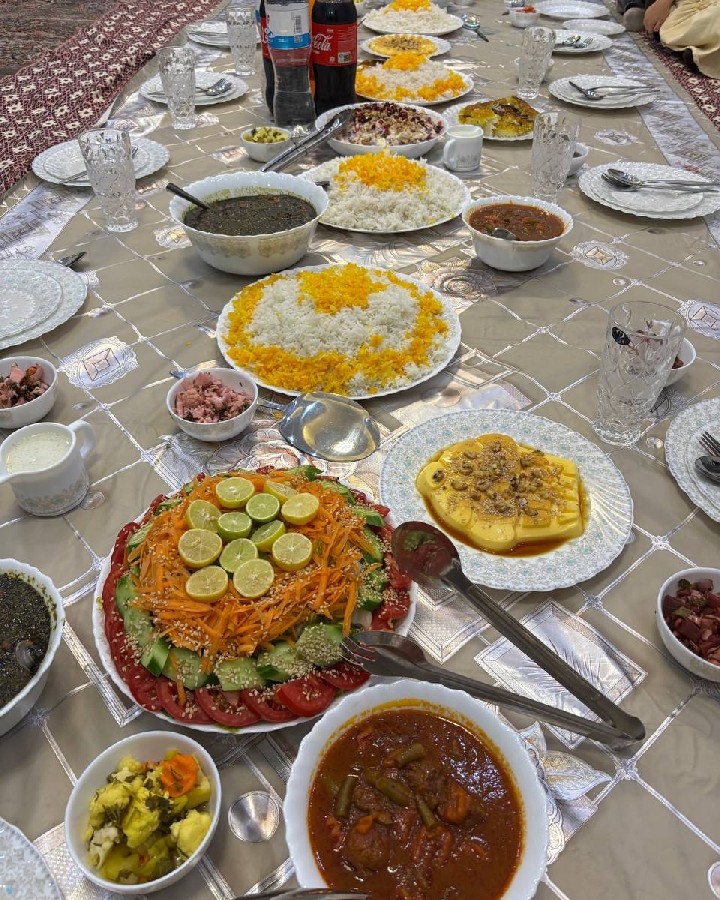 خورش لوبیا سبز و قرمه سبزی