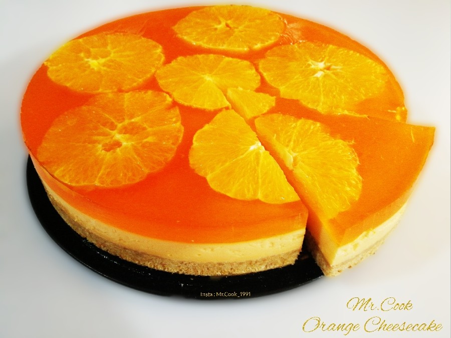 عکس چیزکیک پرتقال