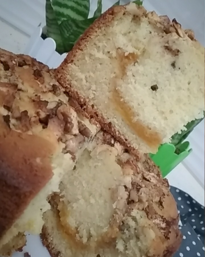 کیک سیب و گردو