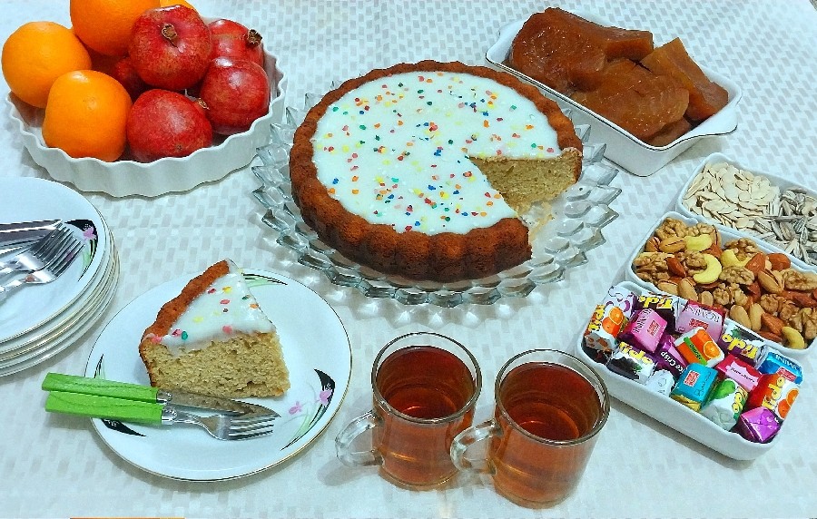 کیک ساده خانگی