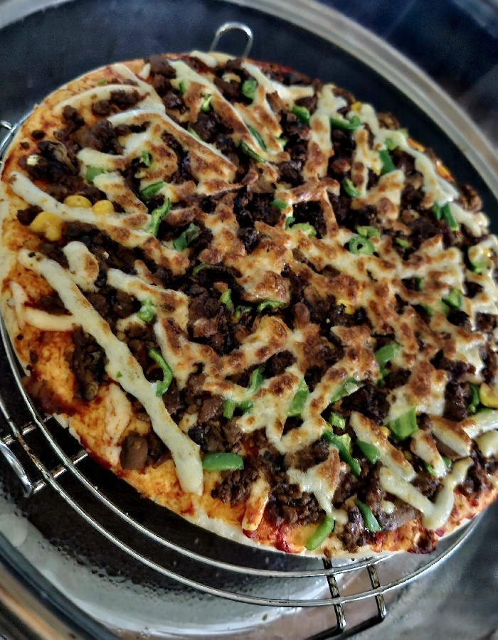 پخت پیتزا در هواپز