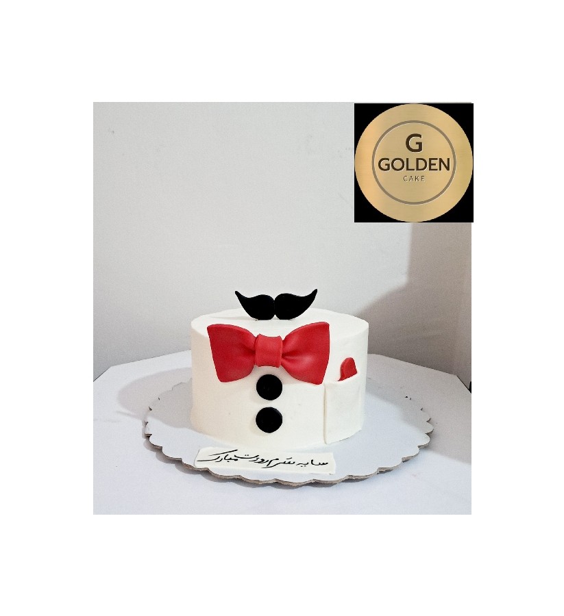 کیک پاپیون مردانه 