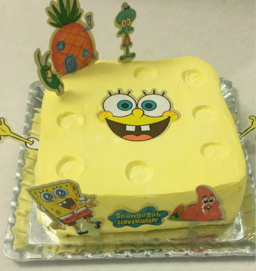 کیک باب اسفنجی 
سفارش دوست عزیزم...