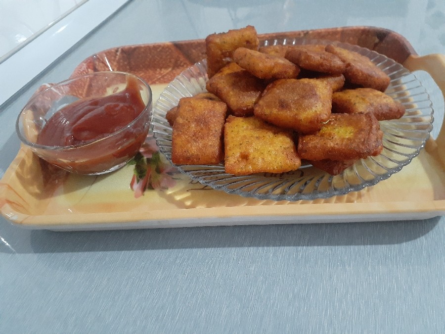 فینگر فود سیب زمینی با دستور خانم فرشته صادقیان عزیز ⚘⚘ممنون خانمی ????