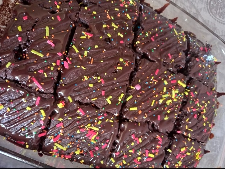 کیک خیس شکلاتی