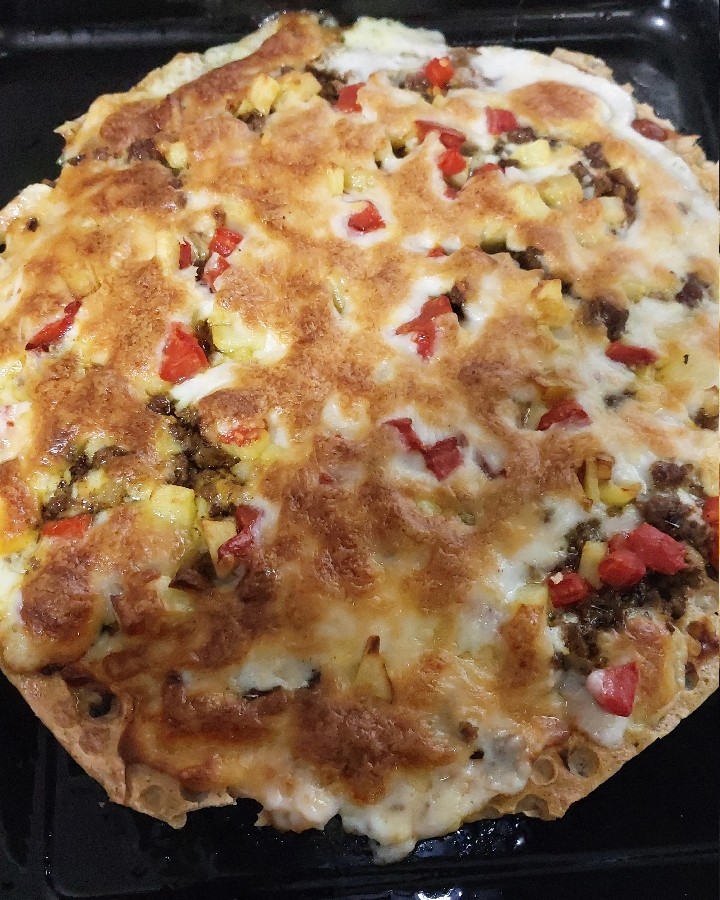 پیتزا هوسونه با نون لواش?