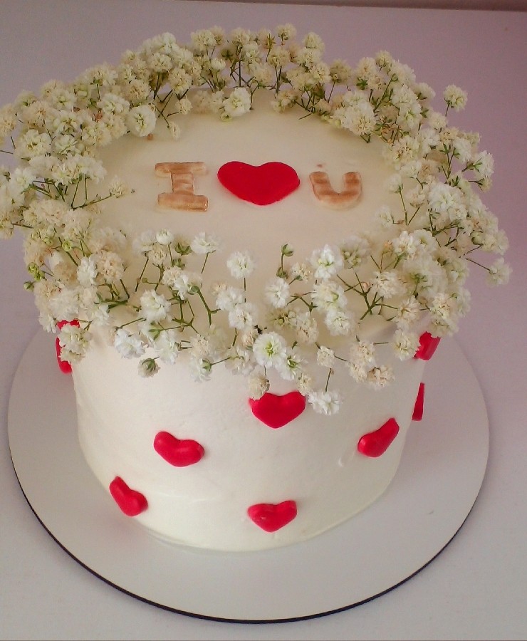 کیک عاشقانه(سفارشی) 