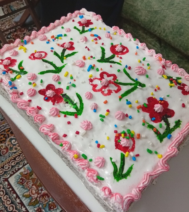 کیک تولد خواهر زاده عزیزم 