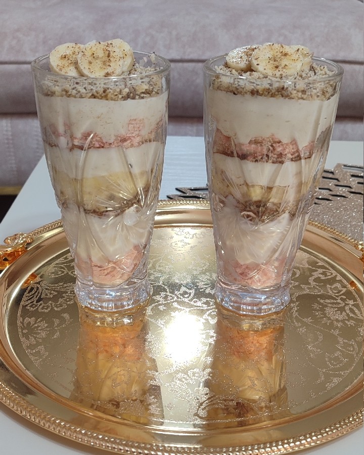 عکس پودینگ موزی?