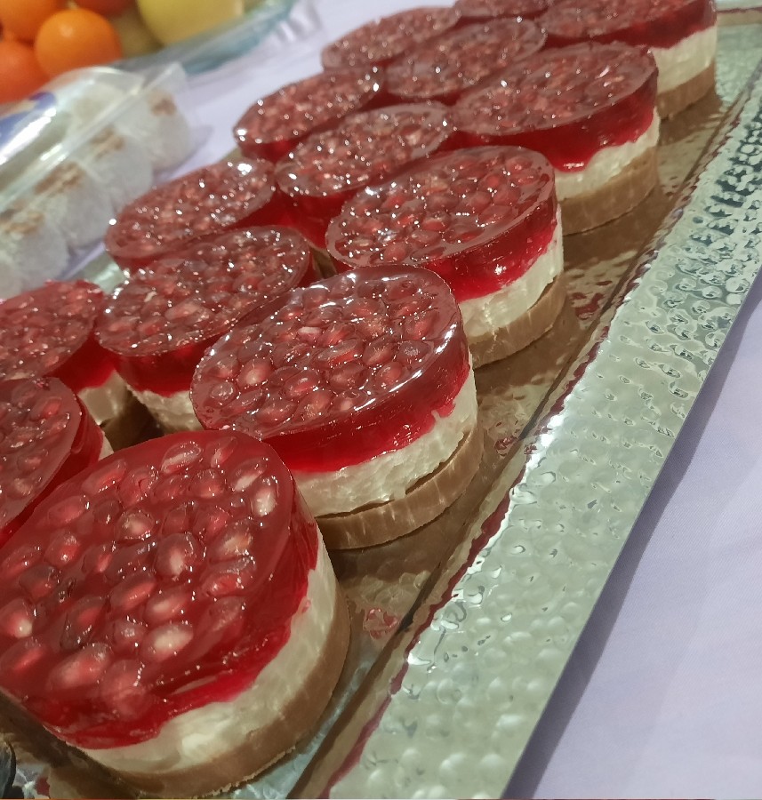 عکس چیز کیک انار❤️