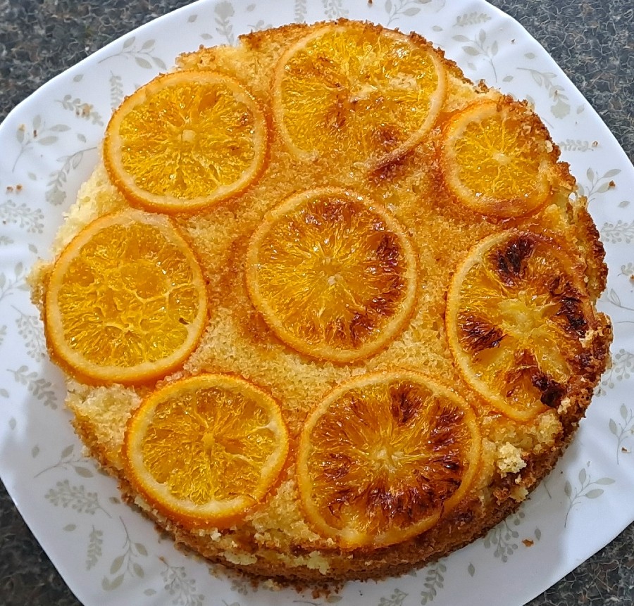 کیک پرتقالی 