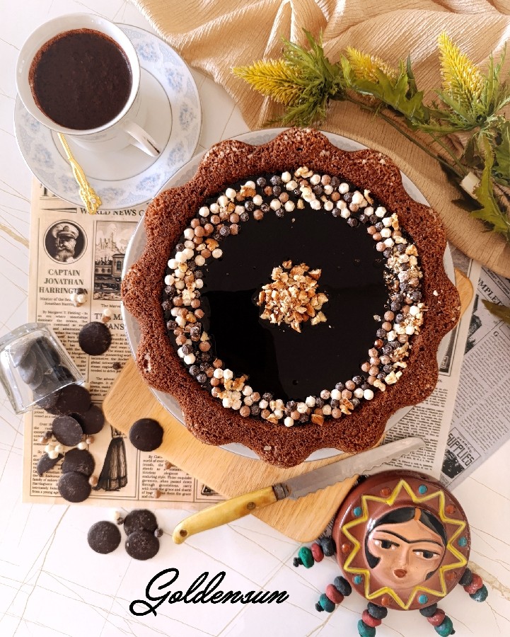 کیک موز و شکلات