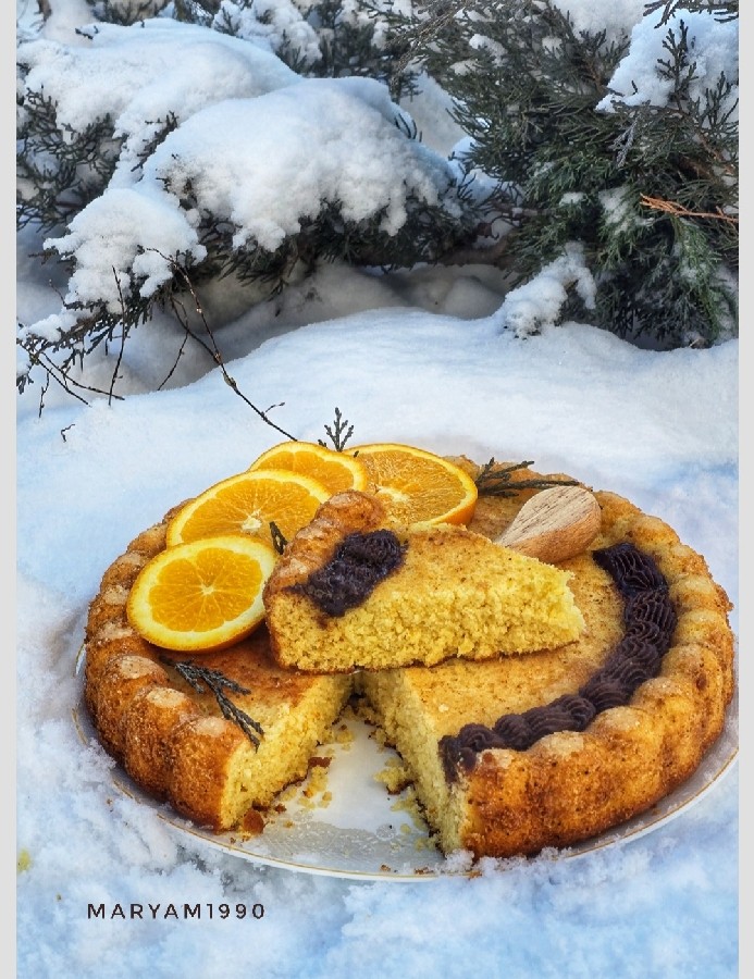 کیک پرتقالی