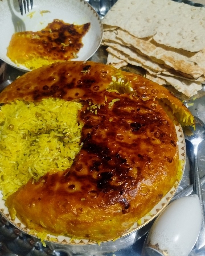 ته‌دیگِ عدس‌پلو