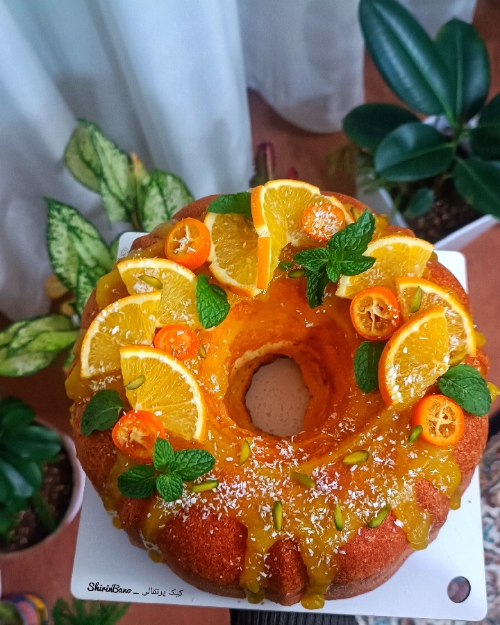 کیک پرتقالی 