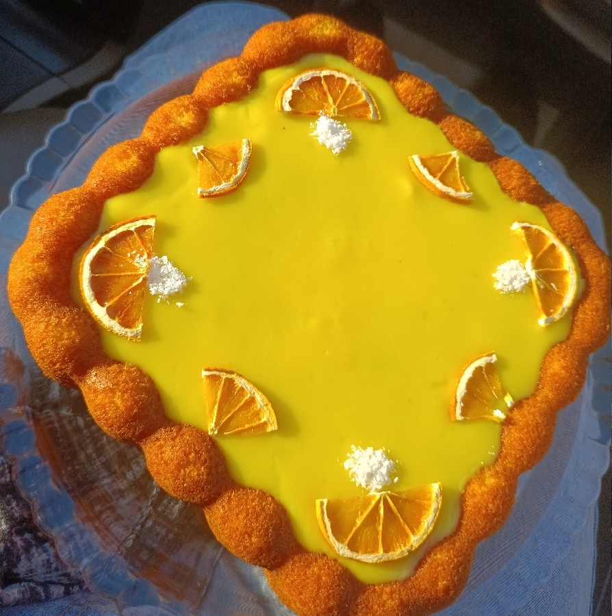 کیک گلاب زعفران✨