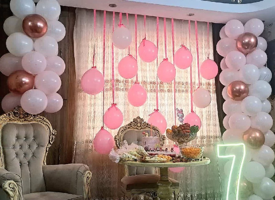 ❤️بادکنک آرایی تولد مرسانا جانم❤️