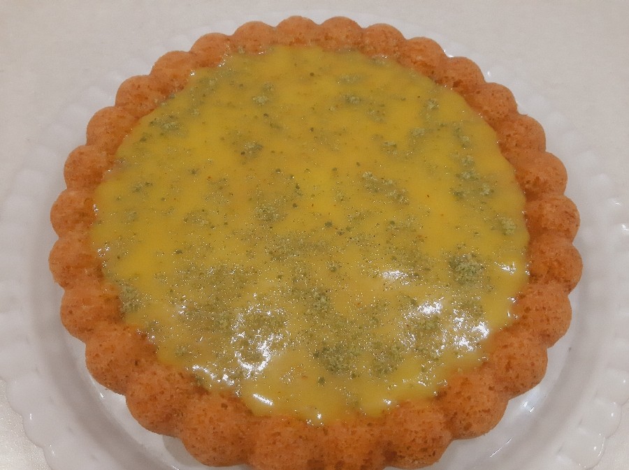 کیک هویج با سس بستنی 