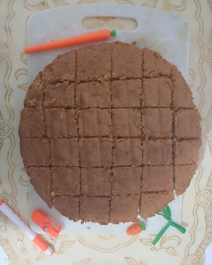 کیک هویج گردو 