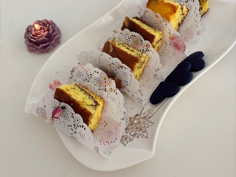  کیک پرتغالی دو رنگ
