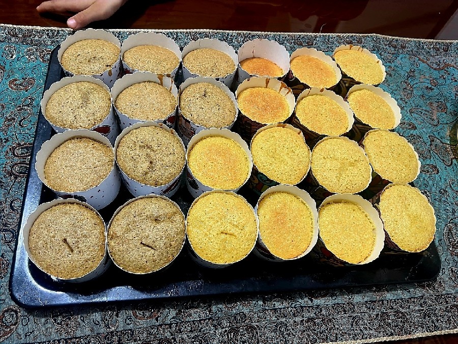 کیک پرتقالی و کیک هویج 