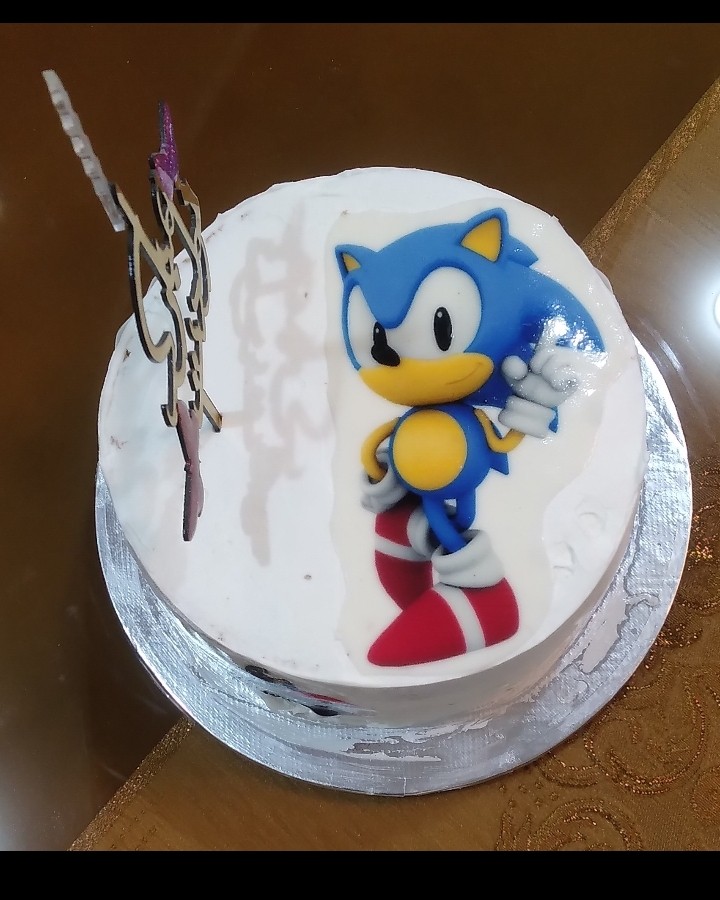 عکس کیک تولد گل پسرهام 