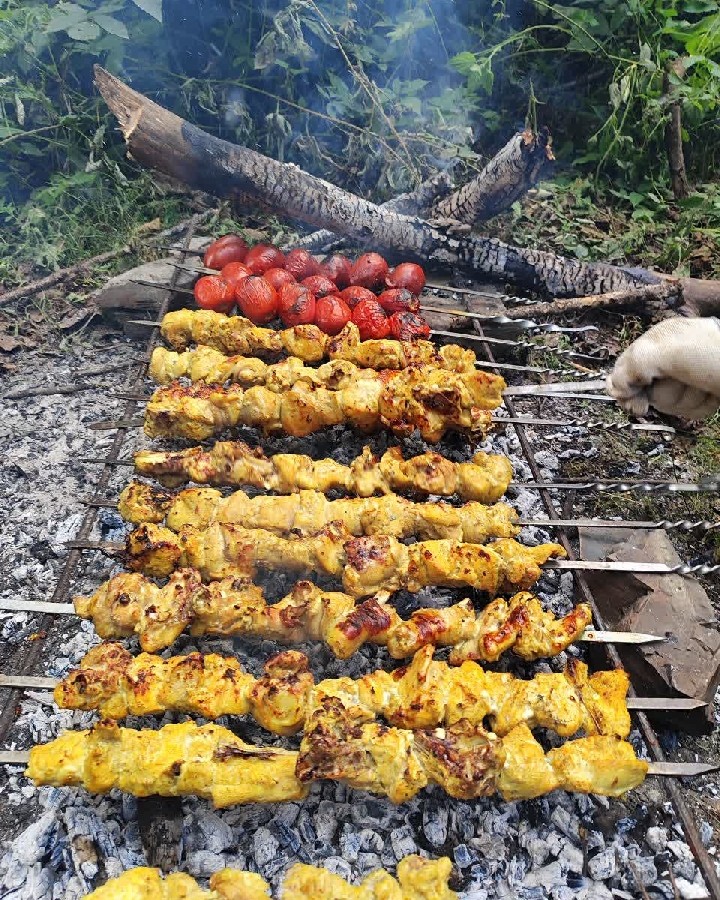 جوجه کباب زعفرانی