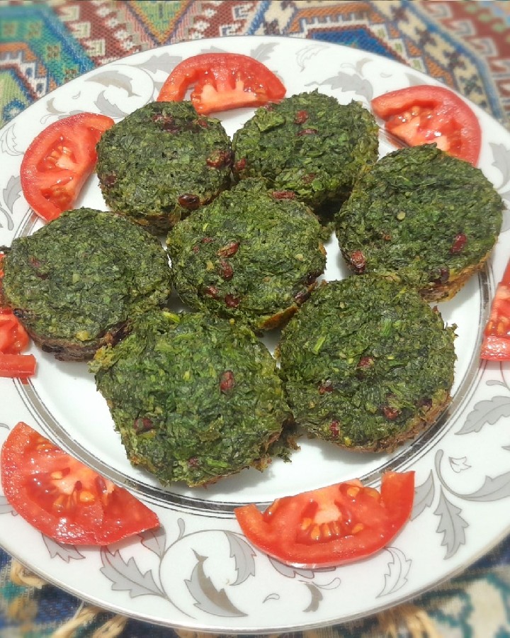 مافین کوکو سبزی 