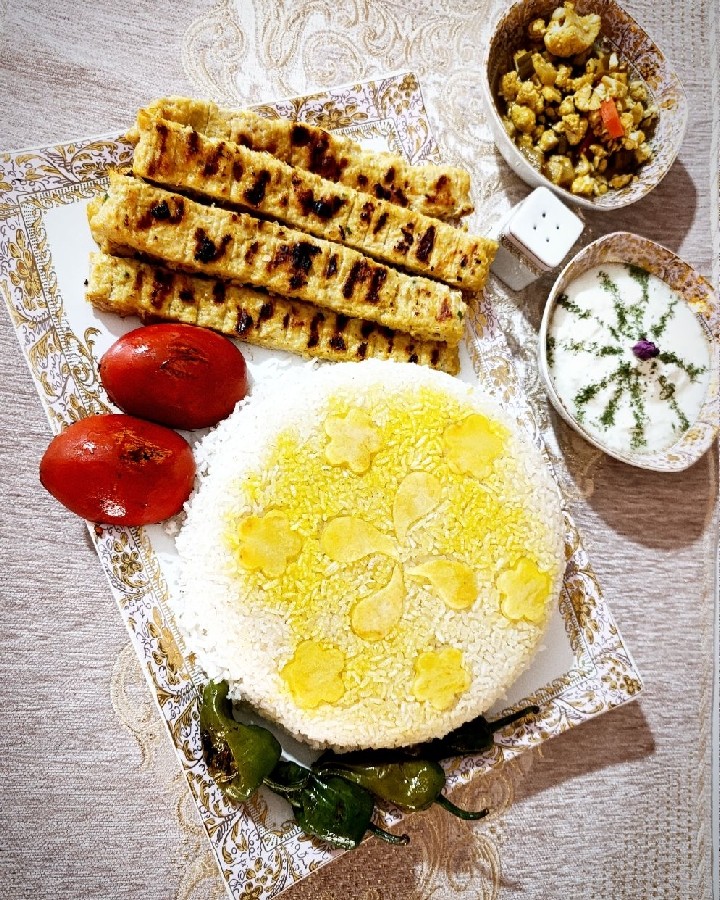 کوبیده مرغ تابه ای 